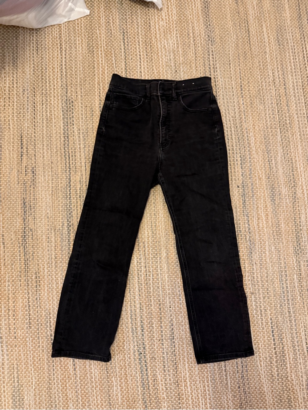 Express Women's Black Straight Leg Jeans